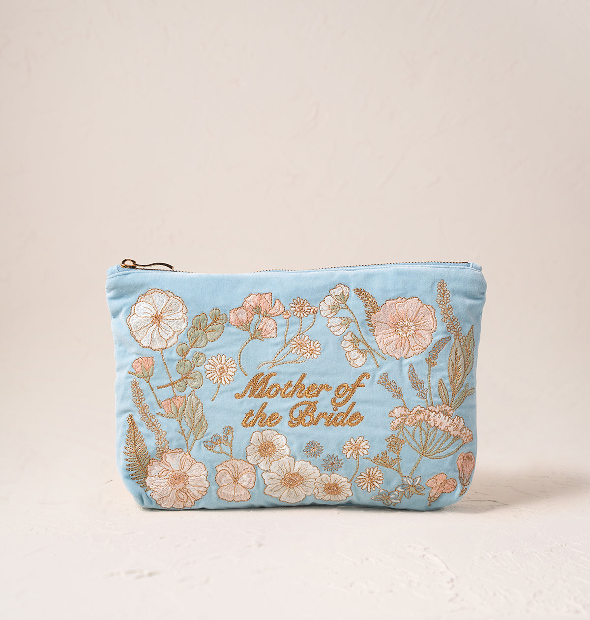 Pressed Flowers Bride Everyday Pouch