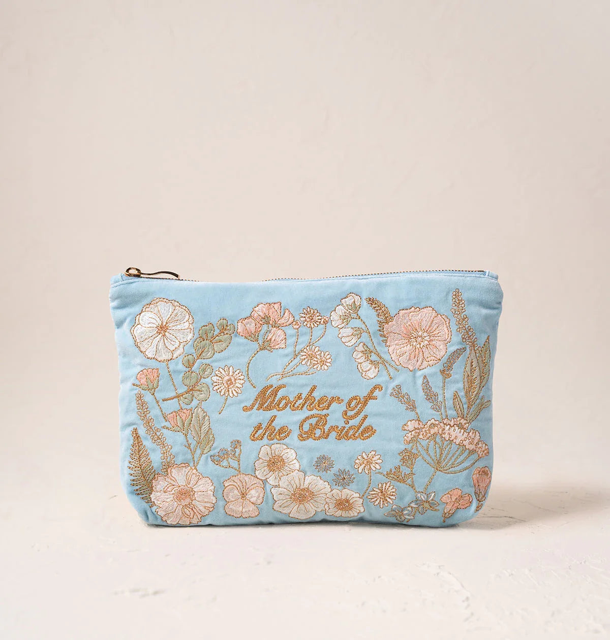 Pressed Flowers Mother of the Bride Everyday Pouch