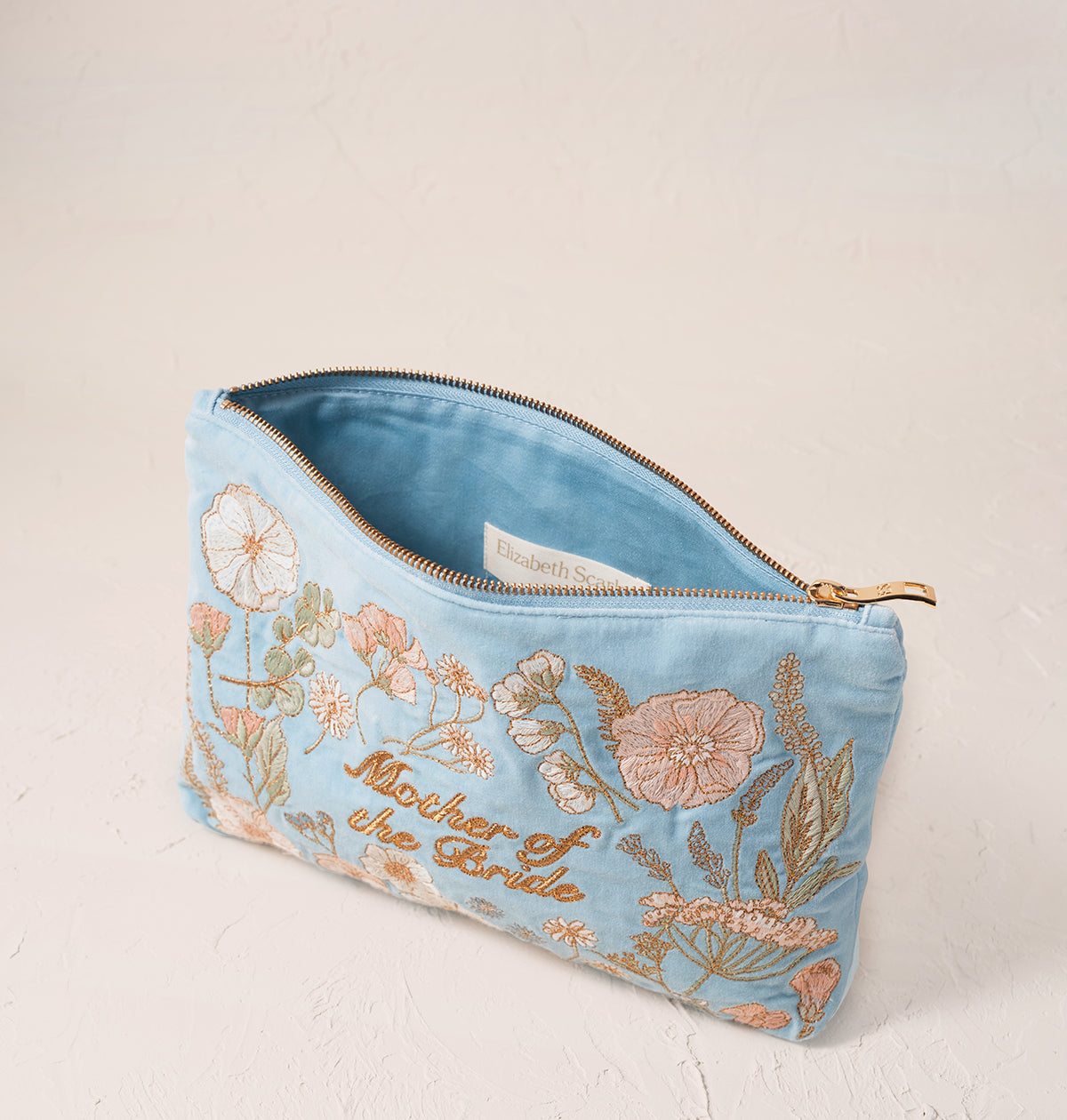 Pressed Flowers Bride Everyday Pouch