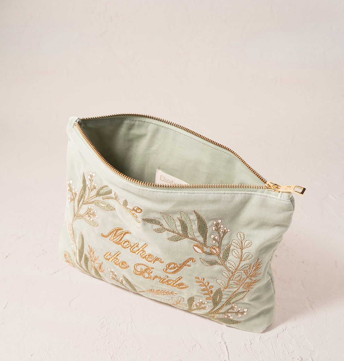 Pressed Flowers Mother of the Bride Everyday Pouch