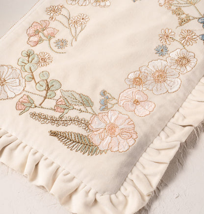 Pressed Flowers Full Name Everyday Pouch