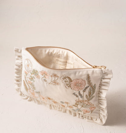 Pressed Flowers Full Name Everyday Pouch