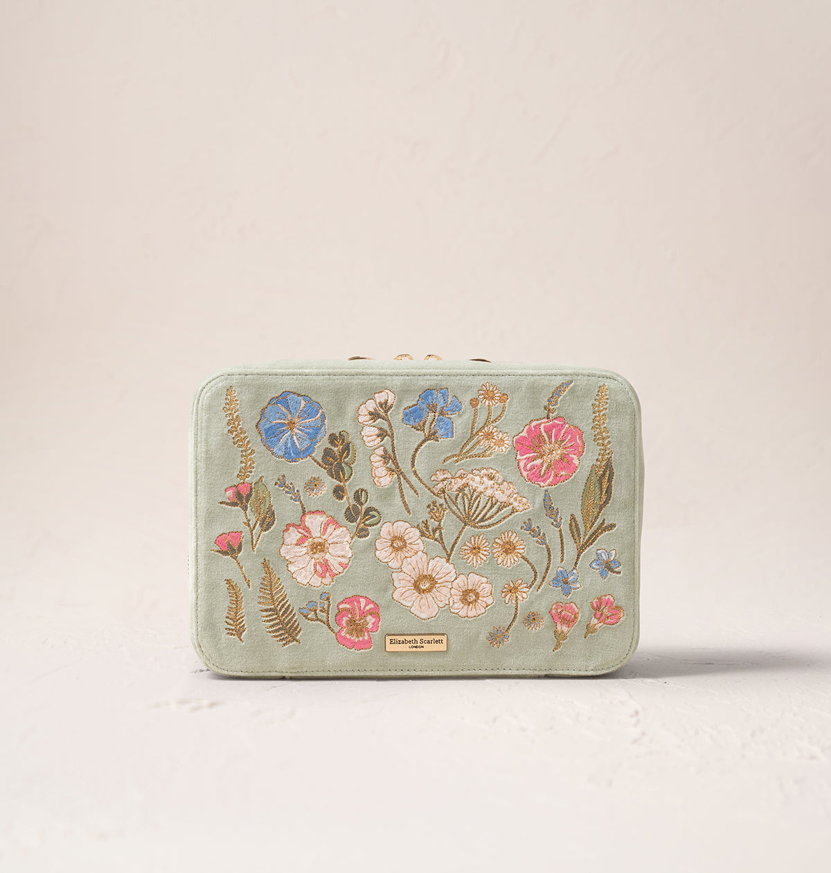 Pressed Flowers Hanging Wash Bag