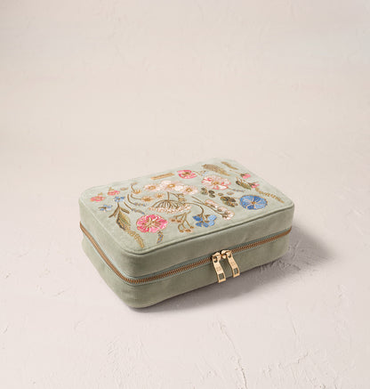 Pressed Flowers Hanging Wash Bag