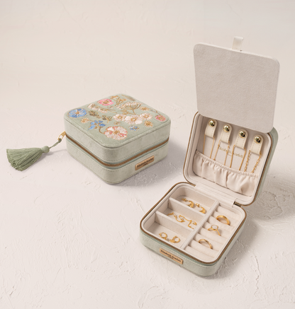 Pressed Flowers Jewellery Box
