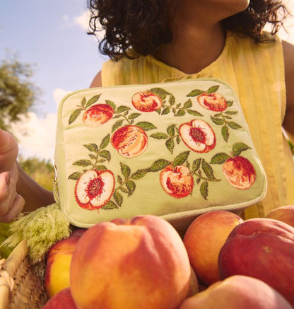 Summer Peach Wash Bag