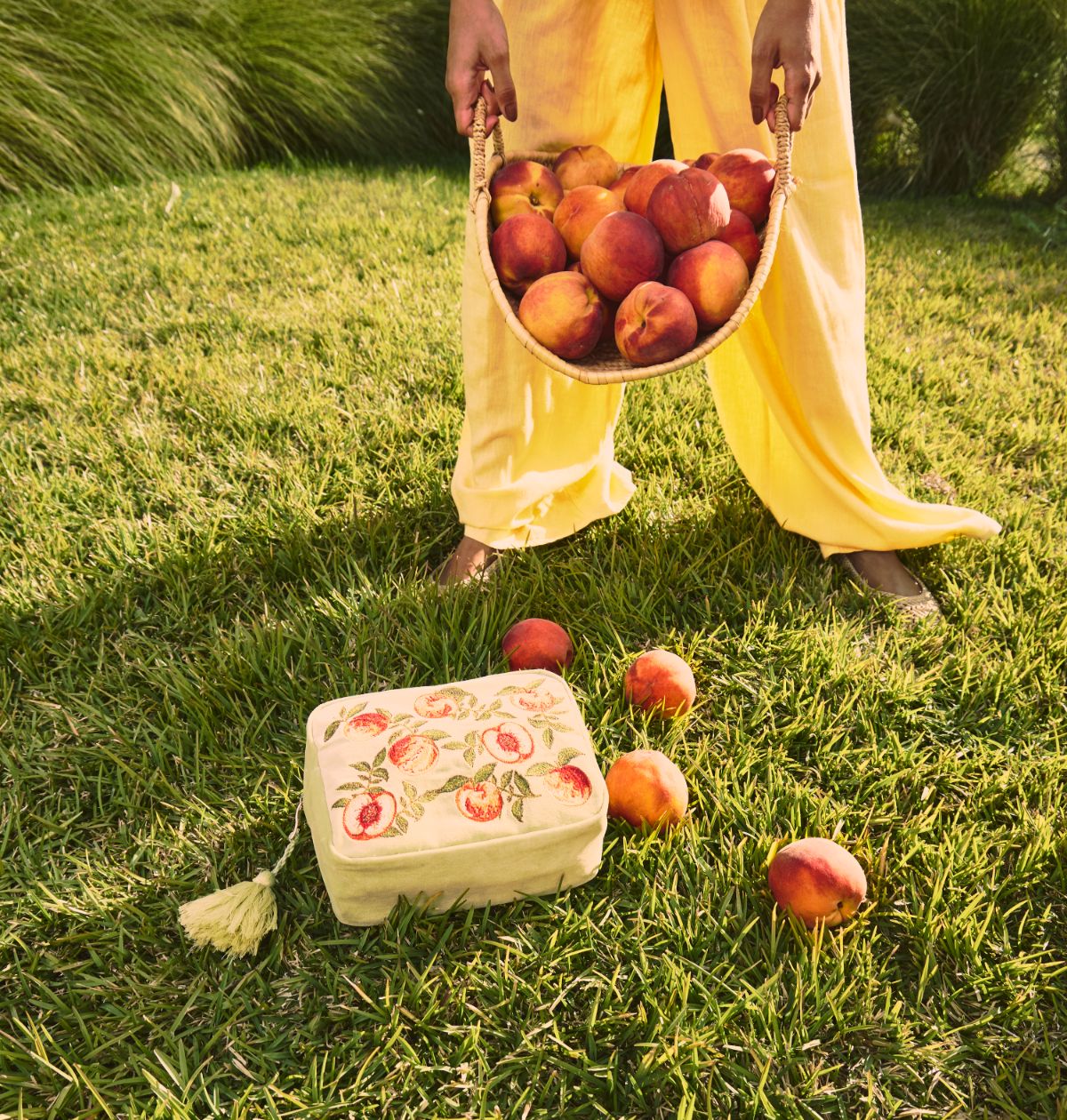 Summer Peach Wash Bag