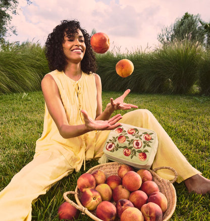 Summer Peach Wash Bag