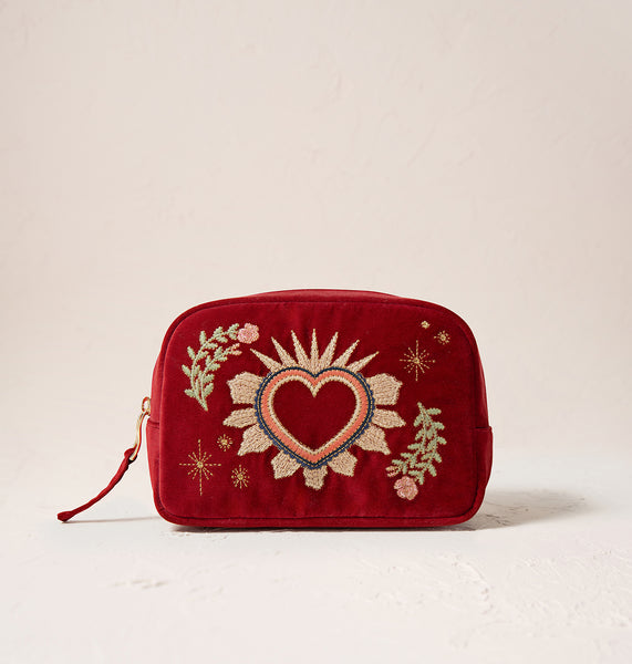 【新品】Elizabeth Scarlett Sacred Heart ポーチ Sacred-Heart-Rouge-Makeup-Bag-