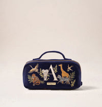 Safari Alphabet Open Flat Makeup Bag