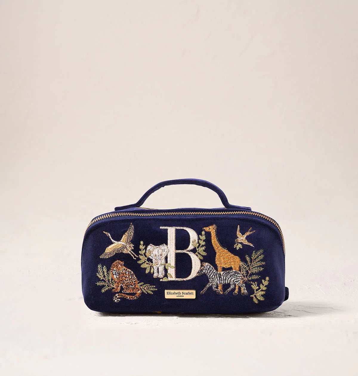 Safari Alphabet Open Flat Makeup Bag