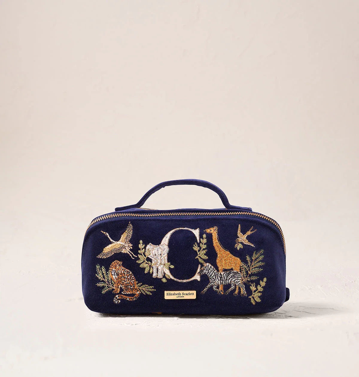Safari Alphabet Open Flat Makeup Bag