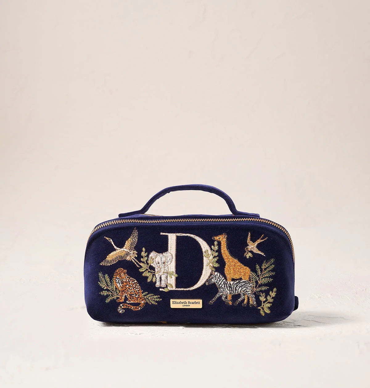 Safari Alphabet Open Flat Makeup Bag