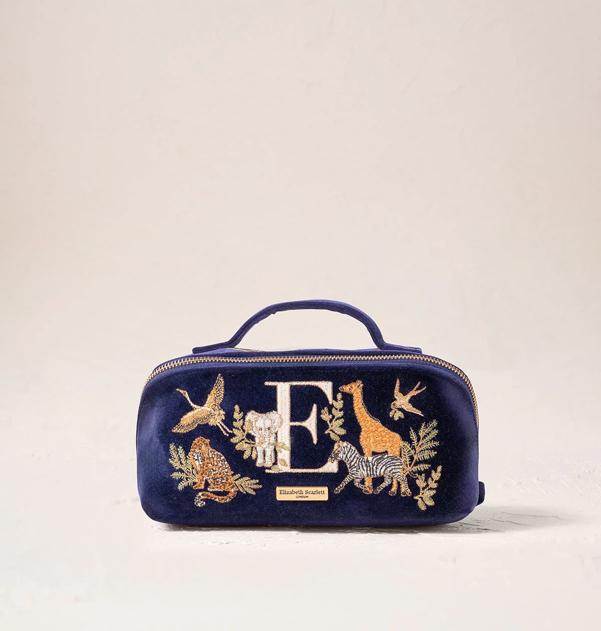 Safari Alphabet Open Flat Makeup Bag