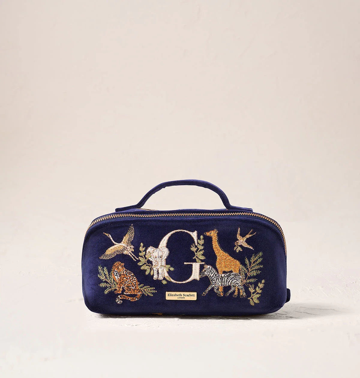 Safari Alphabet Open Flat Makeup Bag