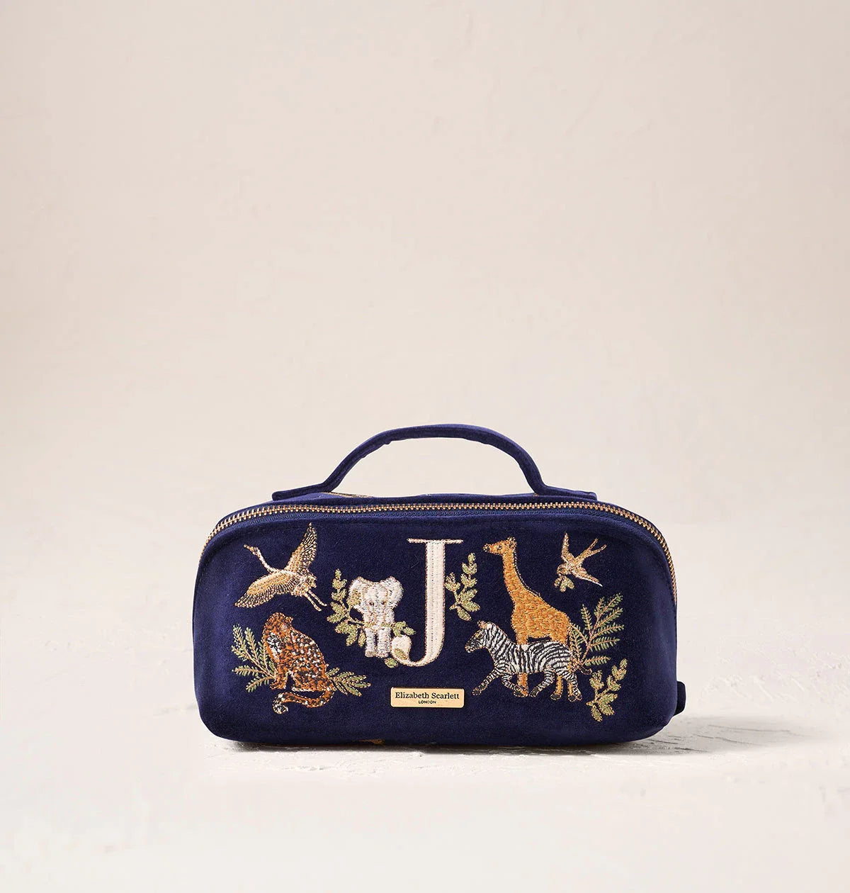 Safari Alphabet Open Flat Makeup Bag