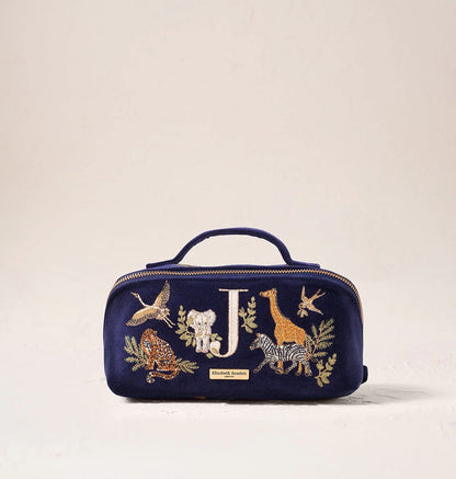 Safari Alphabet Open Flat Makeup Bag