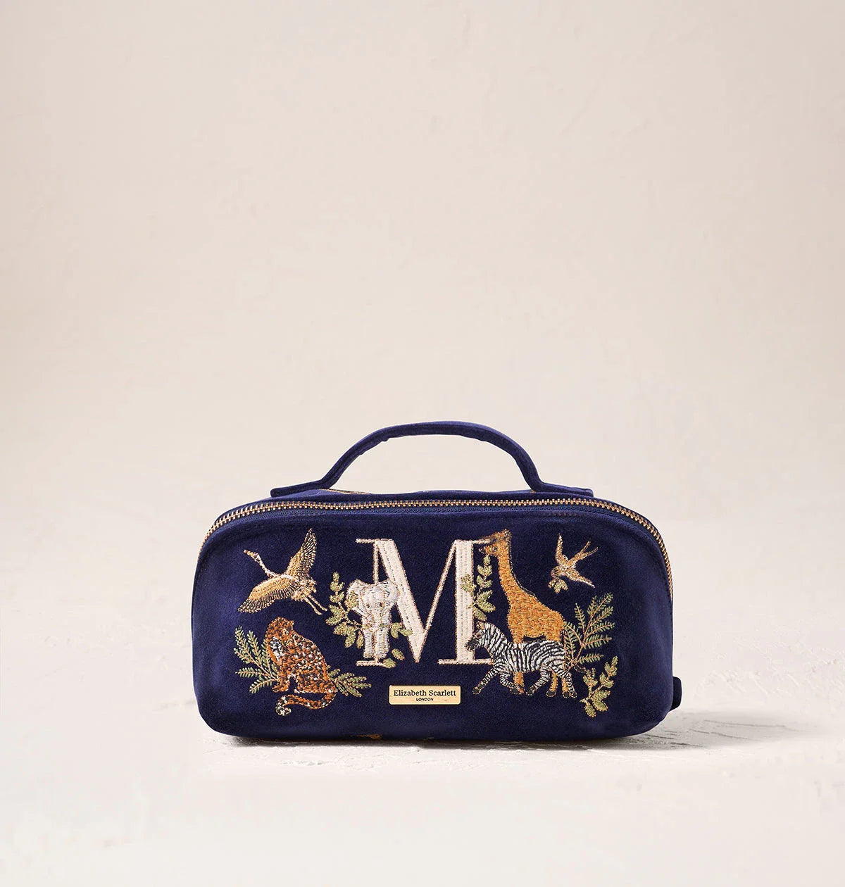Safari Alphabet Open Flat Makeup Bag