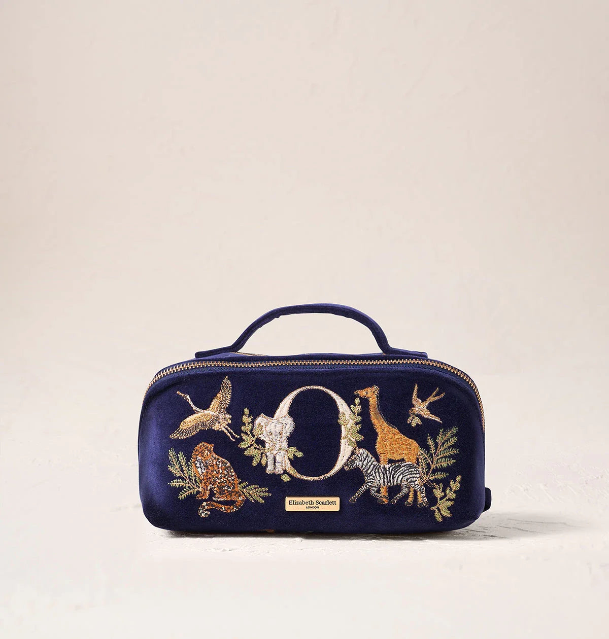 Safari Alphabet Open Flat Makeup Bag