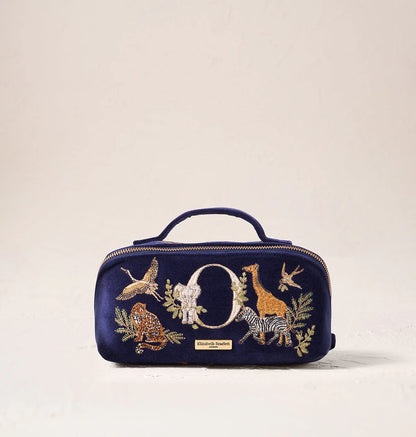 Safari Alphabet Open Flat Makeup Bag