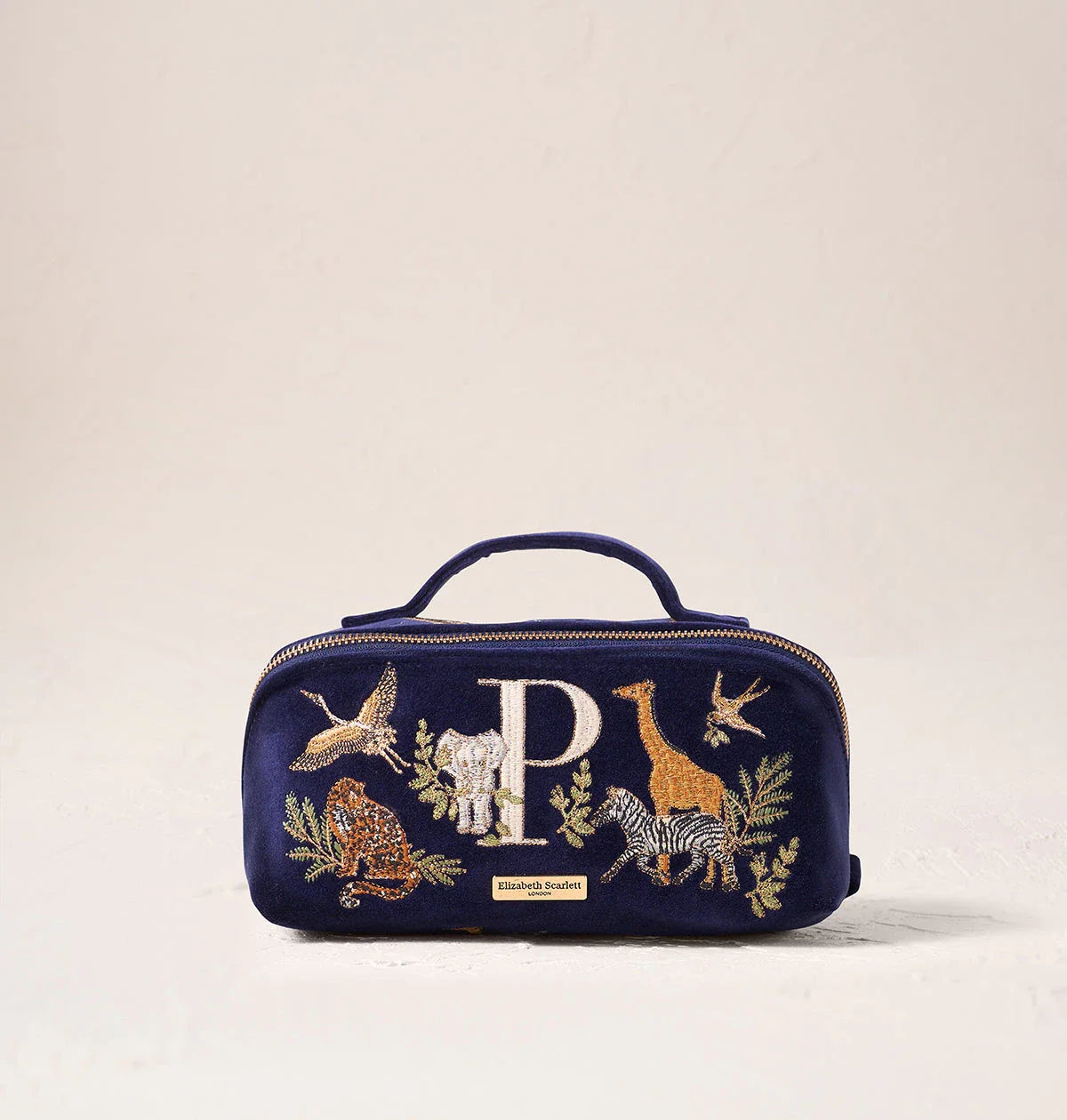 Safari Alphabet Open Flat Makeup Bag