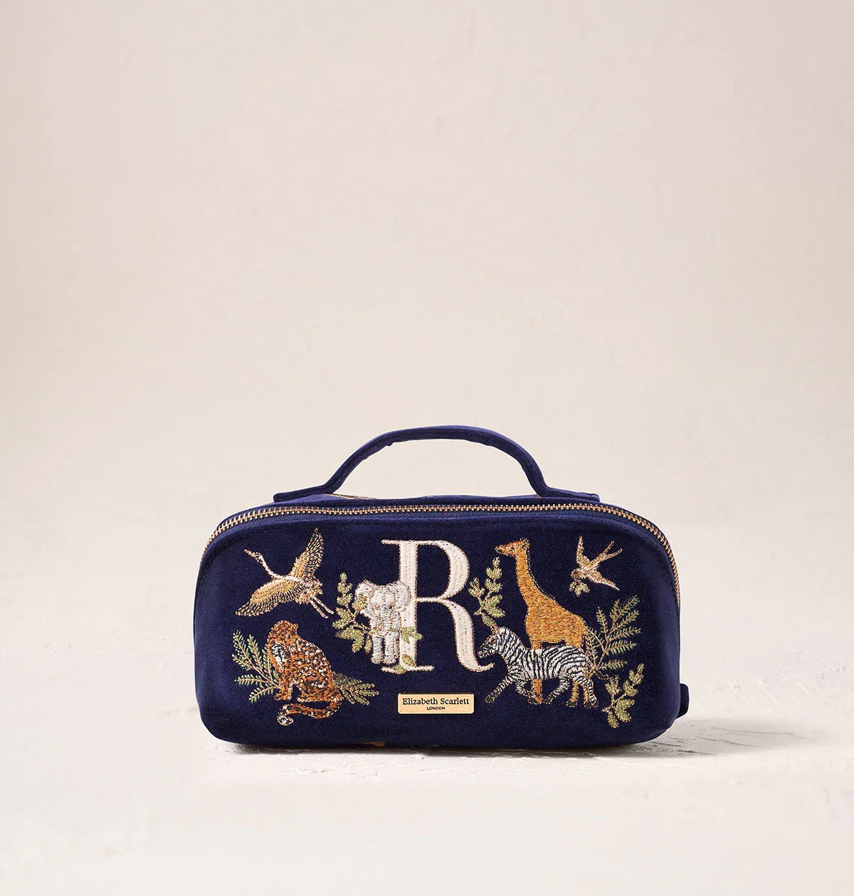 Safari Alphabet Open Flat Makeup Bag