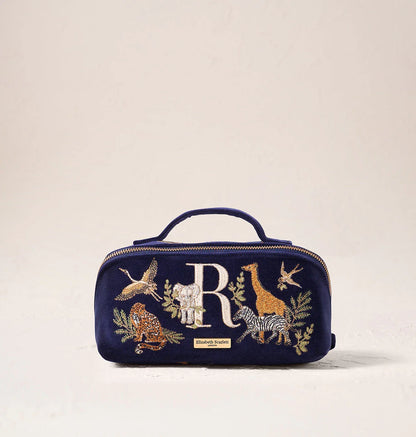 Safari Alphabet Open Flat Makeup Bag