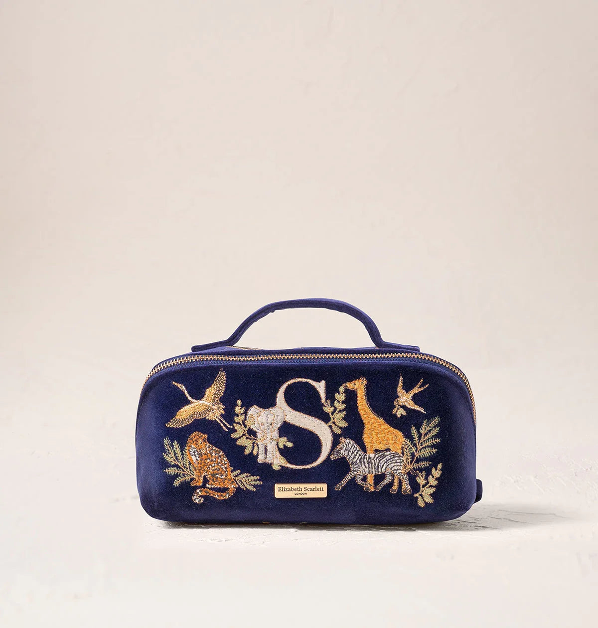 Safari Alphabet Open Flat Makeup Bag