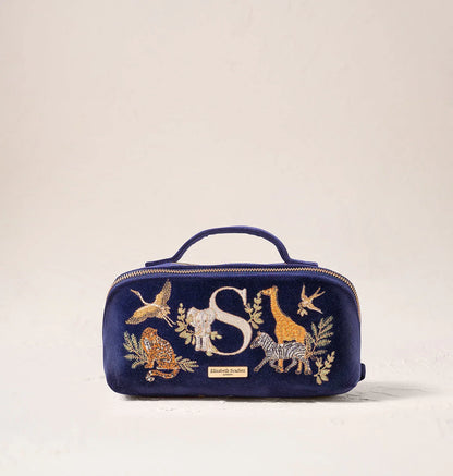Safari Alphabet Open Flat Makeup Bag