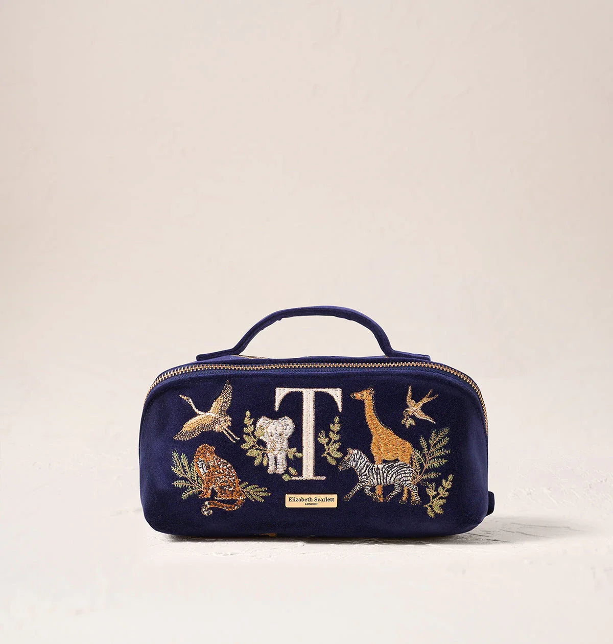 Safari Alphabet Open Flat Makeup Bag
