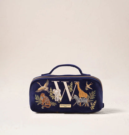 Safari Alphabet Open Flat Makeup Bag