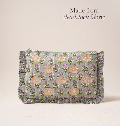 Shells Cotton Rebirth Frill Pouch