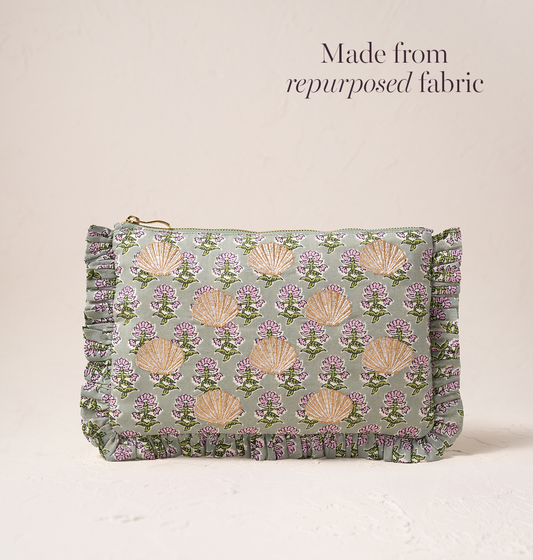 Shells Cotton Rebirth Frill Pouch