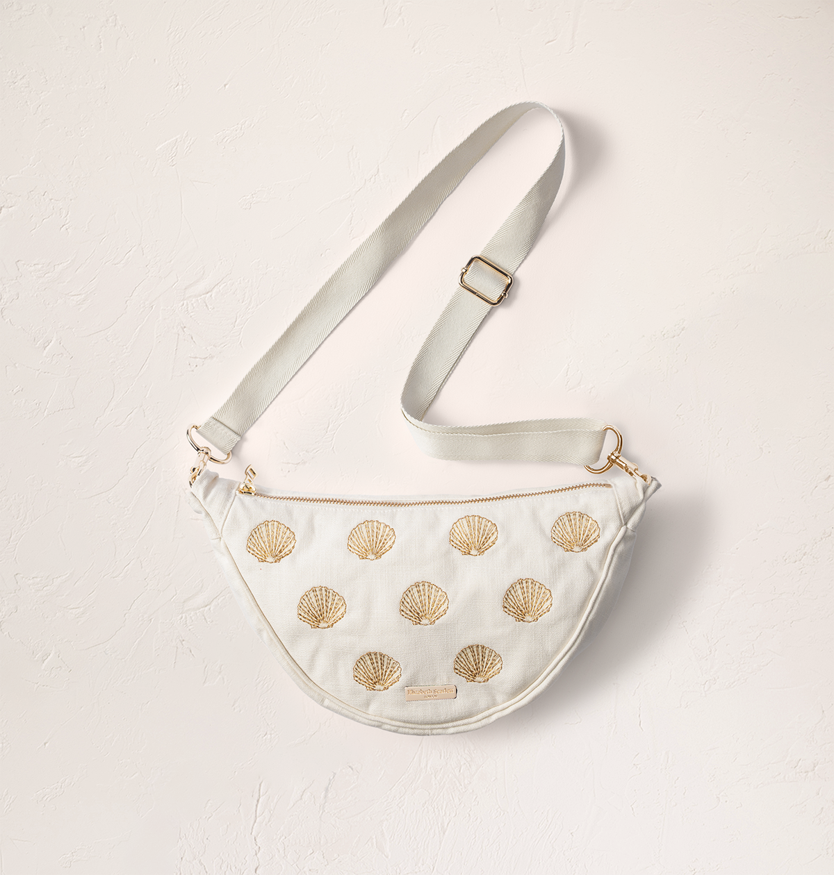 Shells Canvas Crossbody Sling Bag