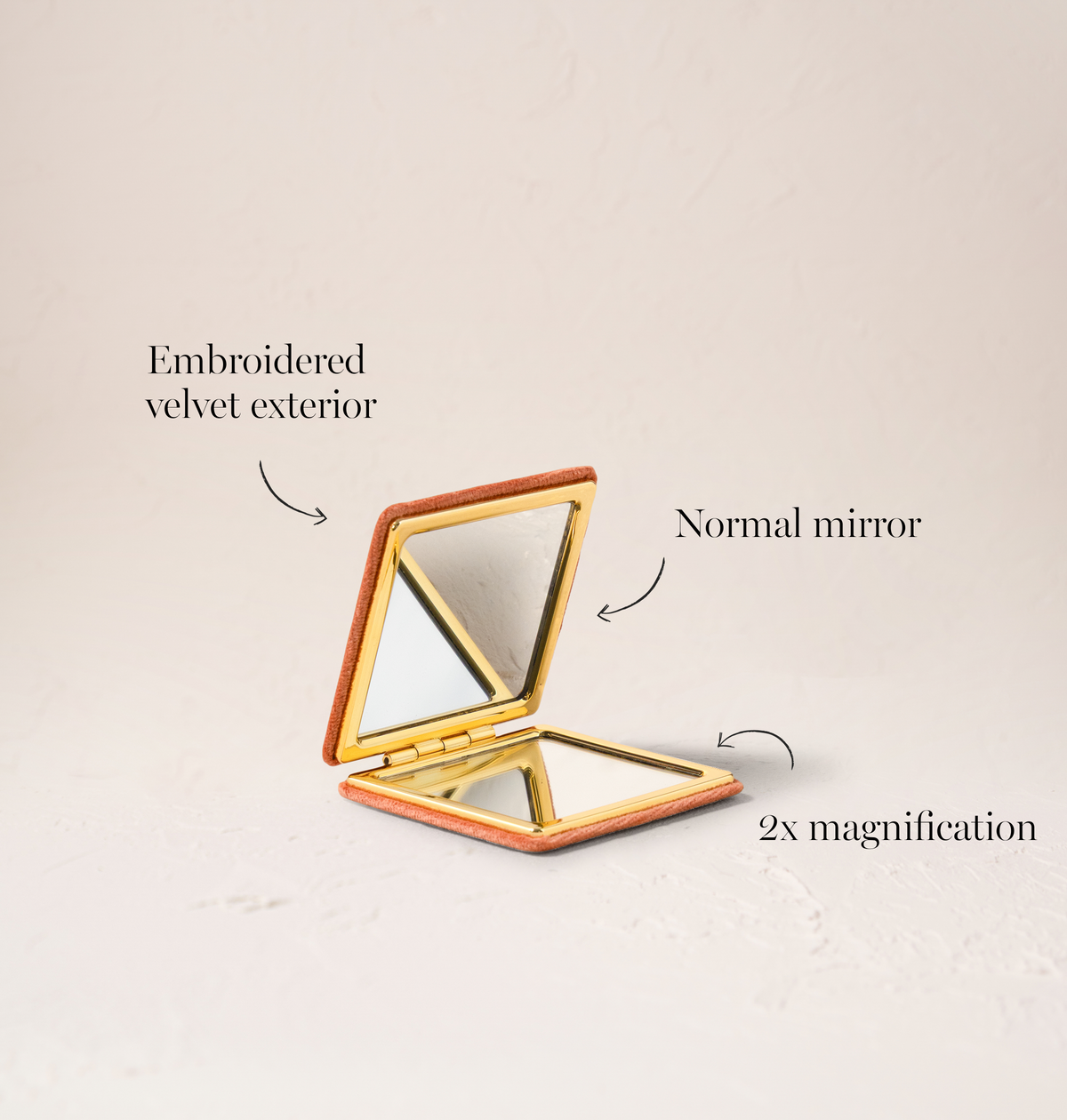 Sun Goddess Compact Mirror