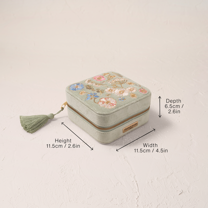Pressed Flowers Jewellery Box
