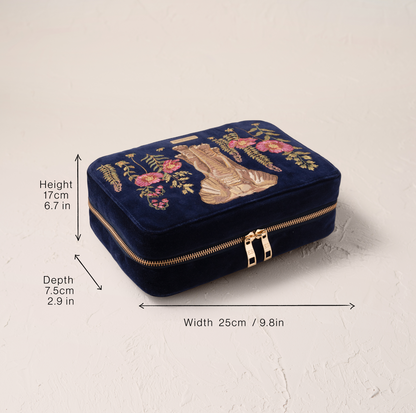 Botanical Elephant Hanging Wash Bag