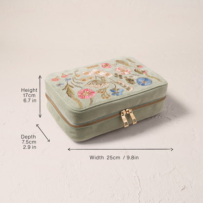 Pressed Flowers Hanging Wash Bag