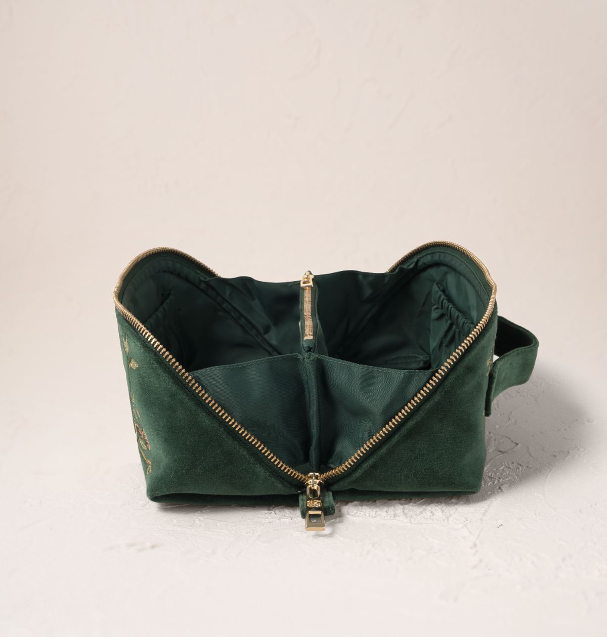Songbirds Secret Garden Open Flat Makeup Bag