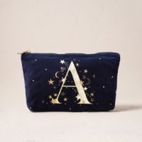 Starry Sky Alphabet Navy Everyday Pouch