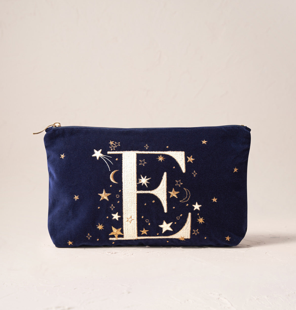 送関込み【Elizabeth Scarlett】Alphabet Everyday Pouch Elizabeth Scarlett Exclusive Alphabet Blue Everyday Pouch, N