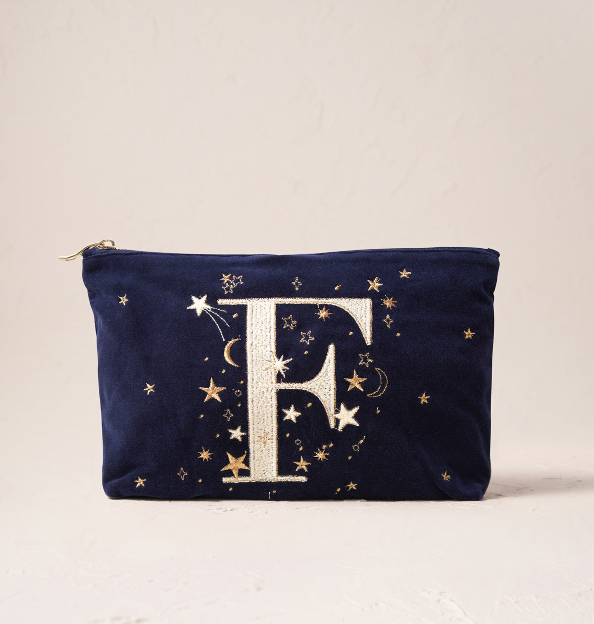 Starry Sky Alphabet Navy Everyday Pouch – Elizabeth Scarlett