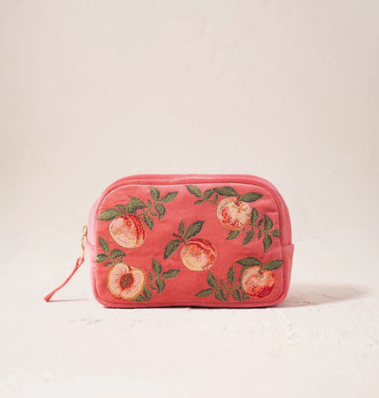 Summer Peach Makeup Bag