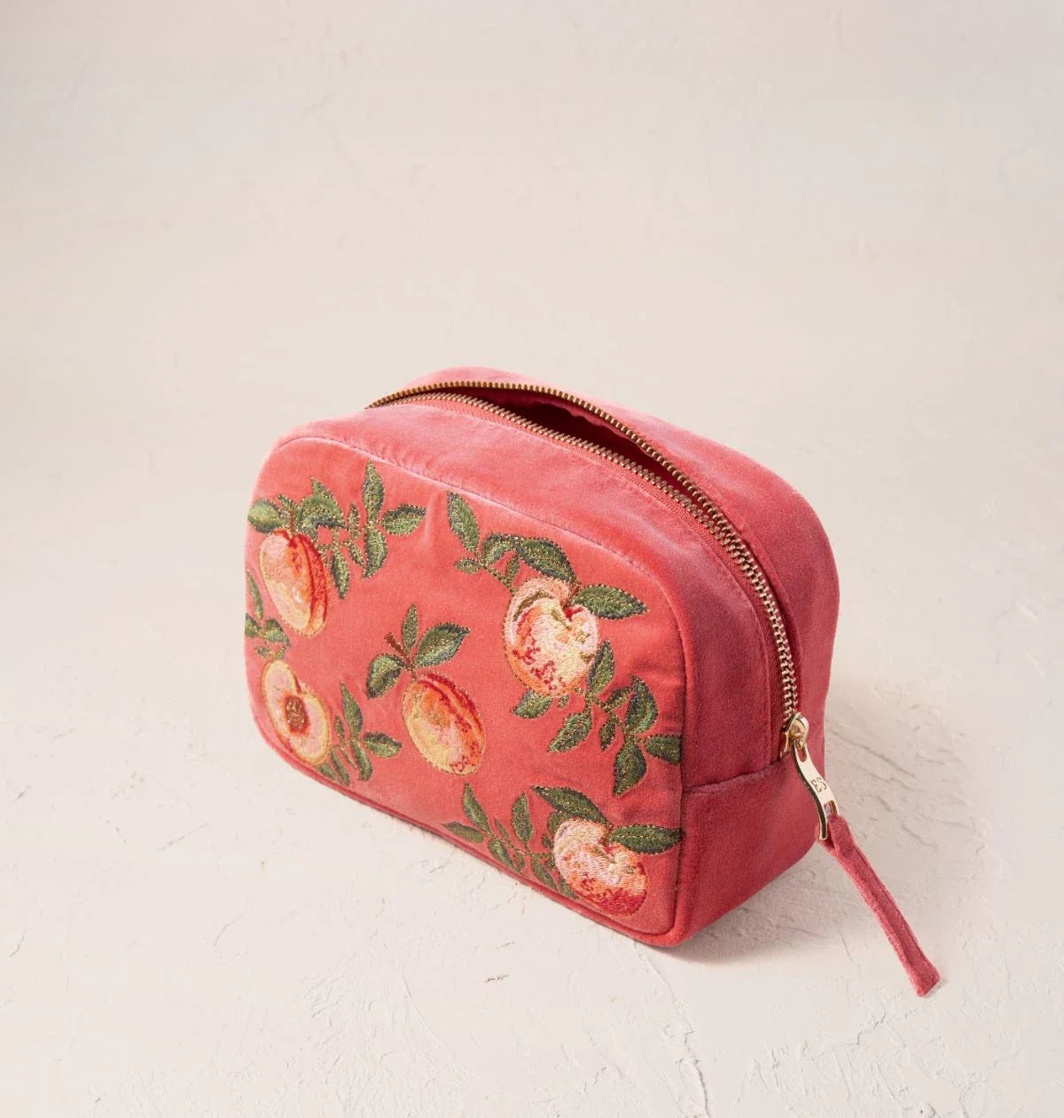 Summer Peach Makeup Bag