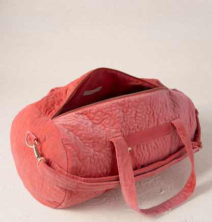Summer Peach Overnight Bag