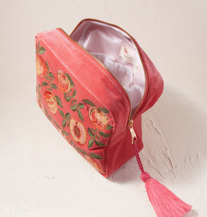 Summer Peach Wash Bag