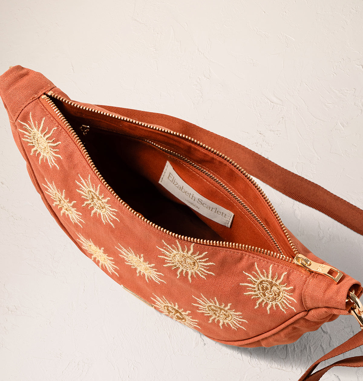 Sun Goddess Canvas Crossbody Sling Bag – Elizabeth Scarlett