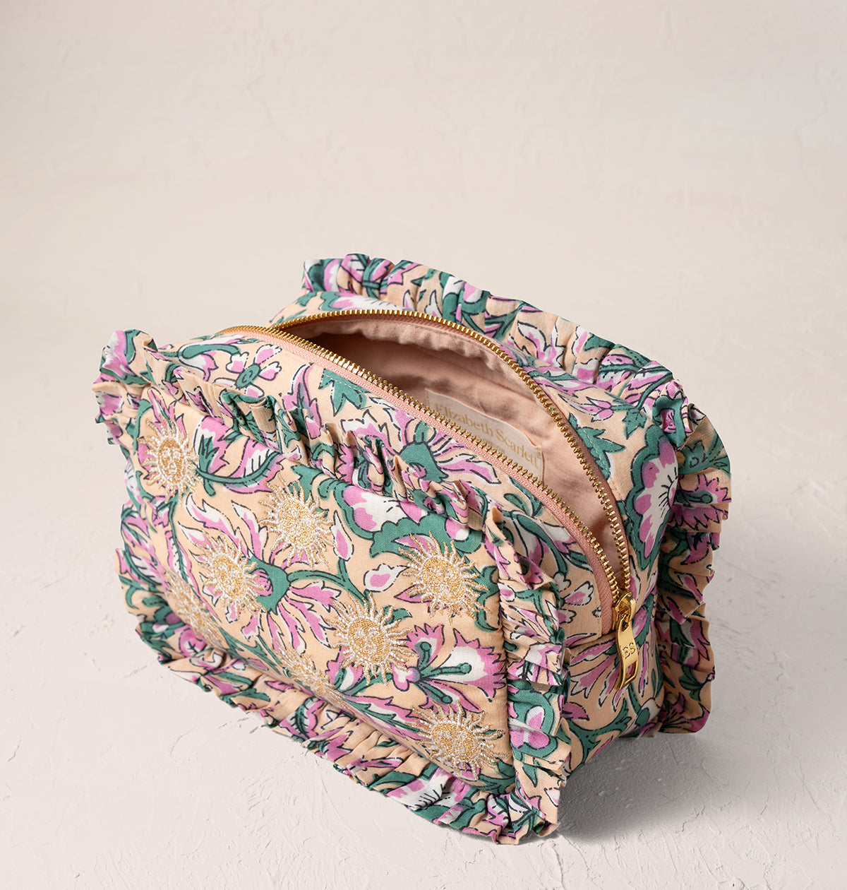 Sun Goddess Cotton Rebirth Frill Makeup Bag