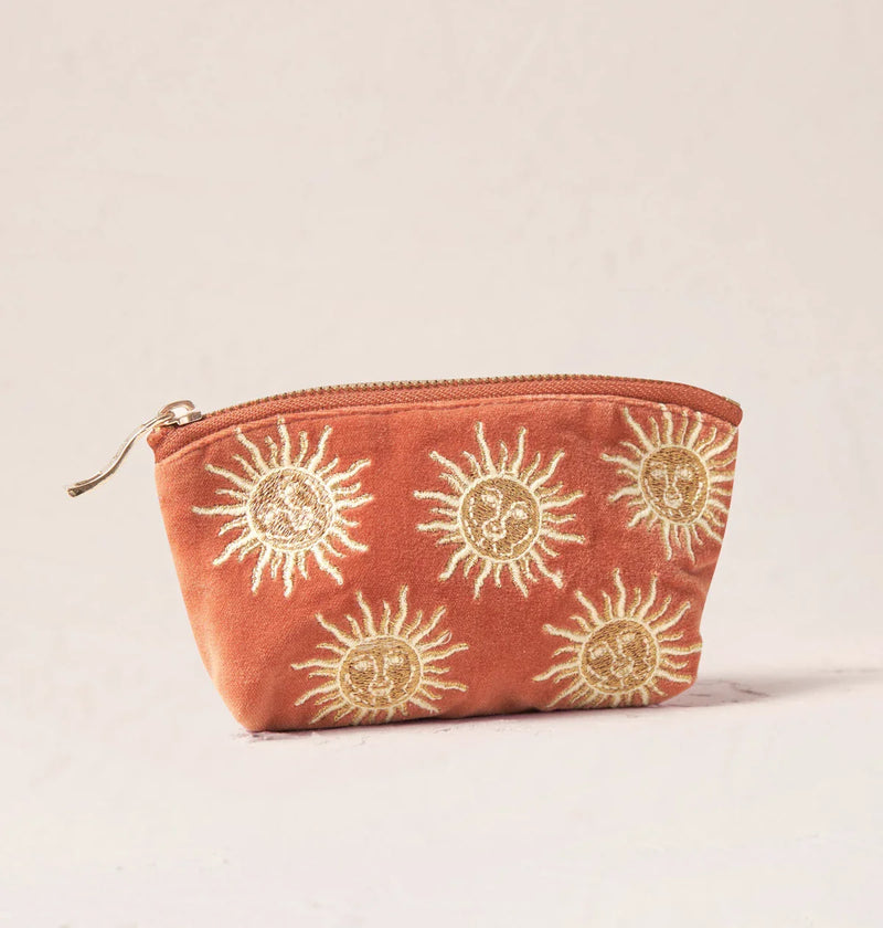Sun Goddess Luxury White Coin Purse: Buy Cotton Made Pouches