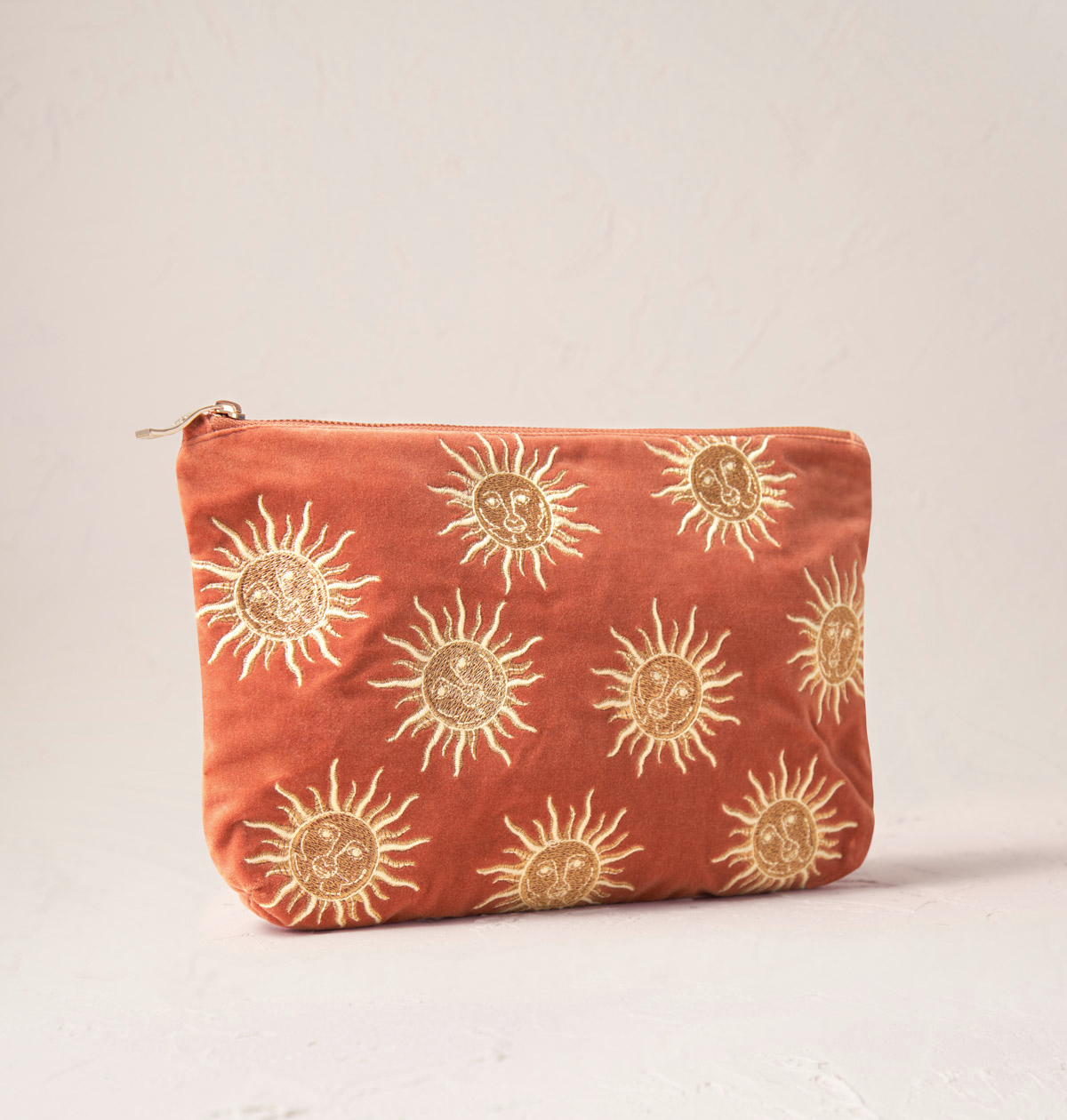 Sun Goddess Open Flat Makeup Bag – Elizabeth Scarlett